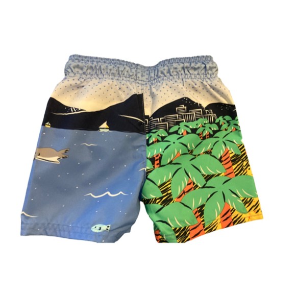 NWT Cat And Jack Boys Swim Trunks Size 18m - Picture 6 of 9